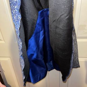 Sparkling blue dress